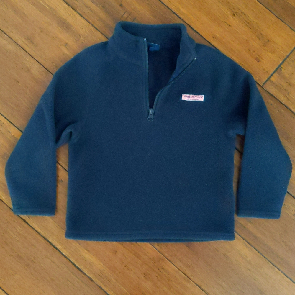 Vineyard Vines Boys Quarter Zip Fleece Pullover Mountain Sweater